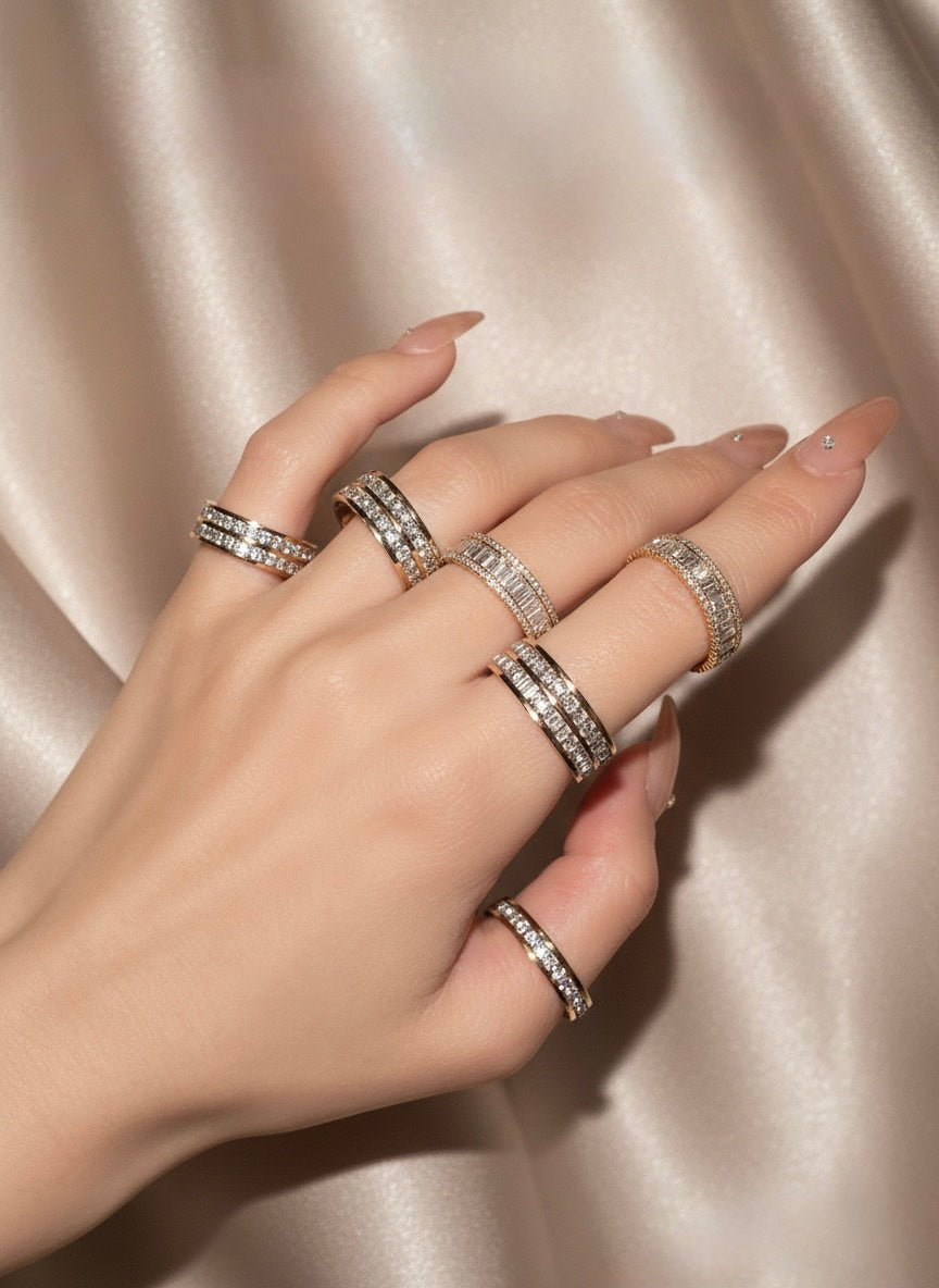 Single Layer Major Kira Kira Ring