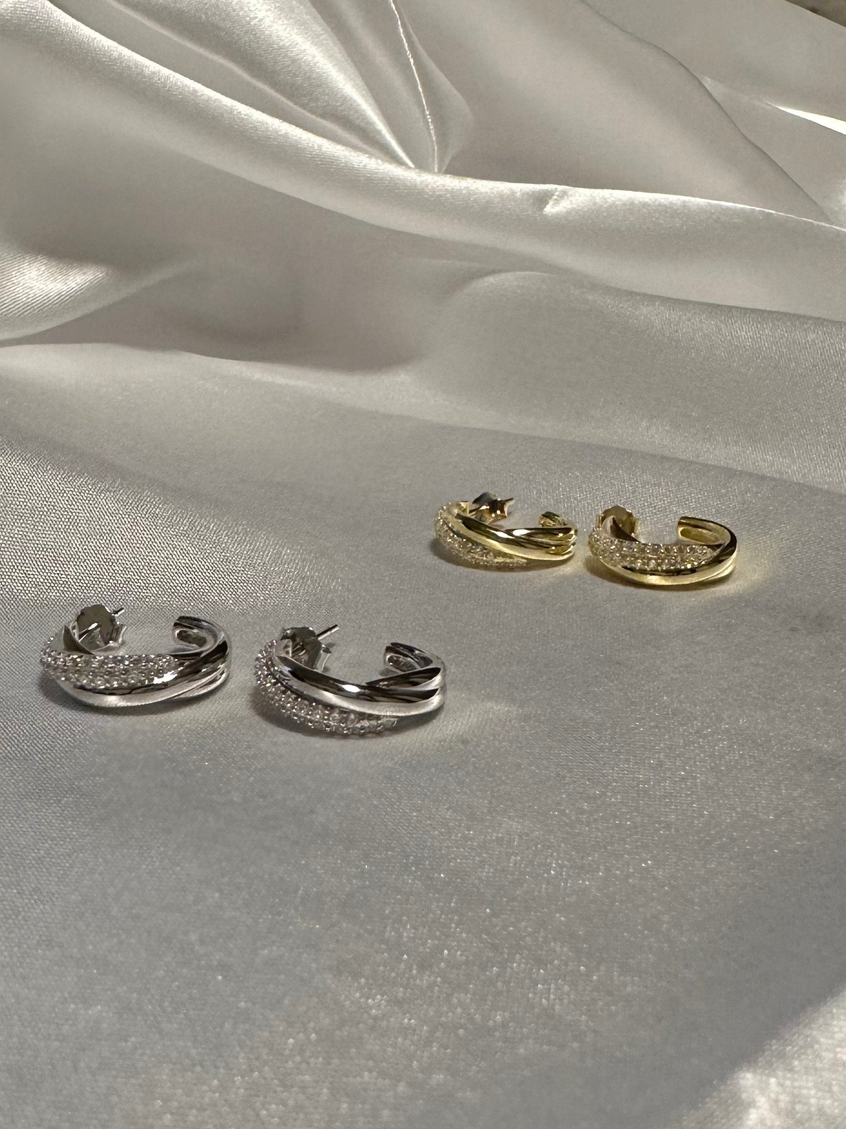 Double Tie Earrings