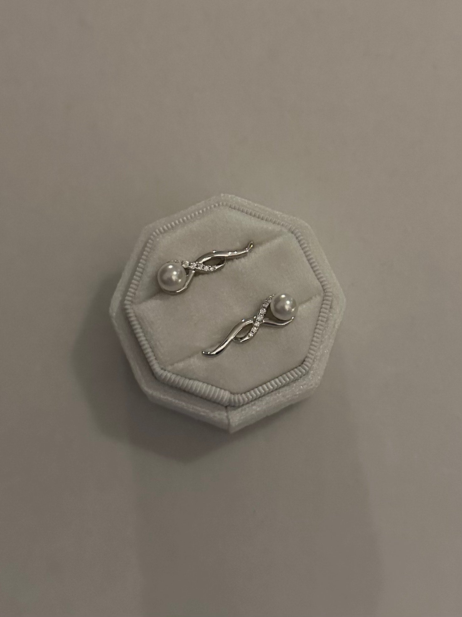 Pearl Wave Earrings