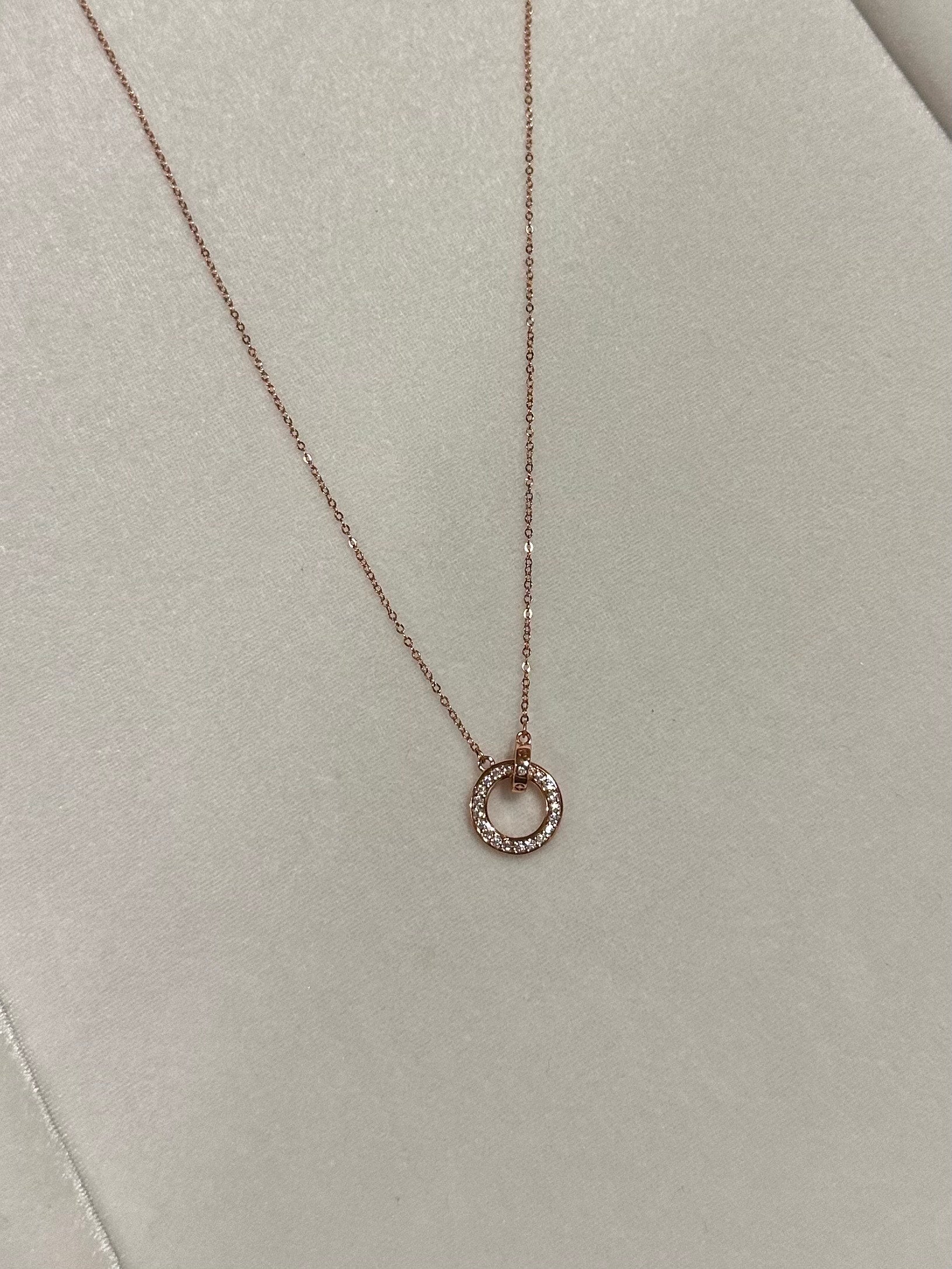 Rosy Bling Necklace