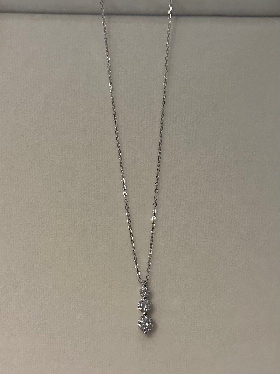 3 Stone Classic Necklace
