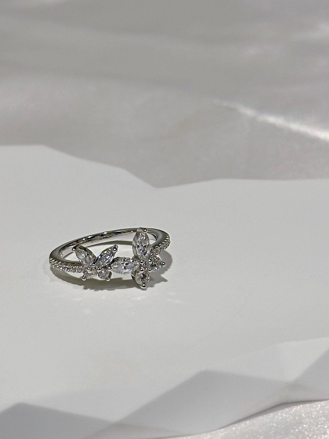 Twin Butterfly Ring