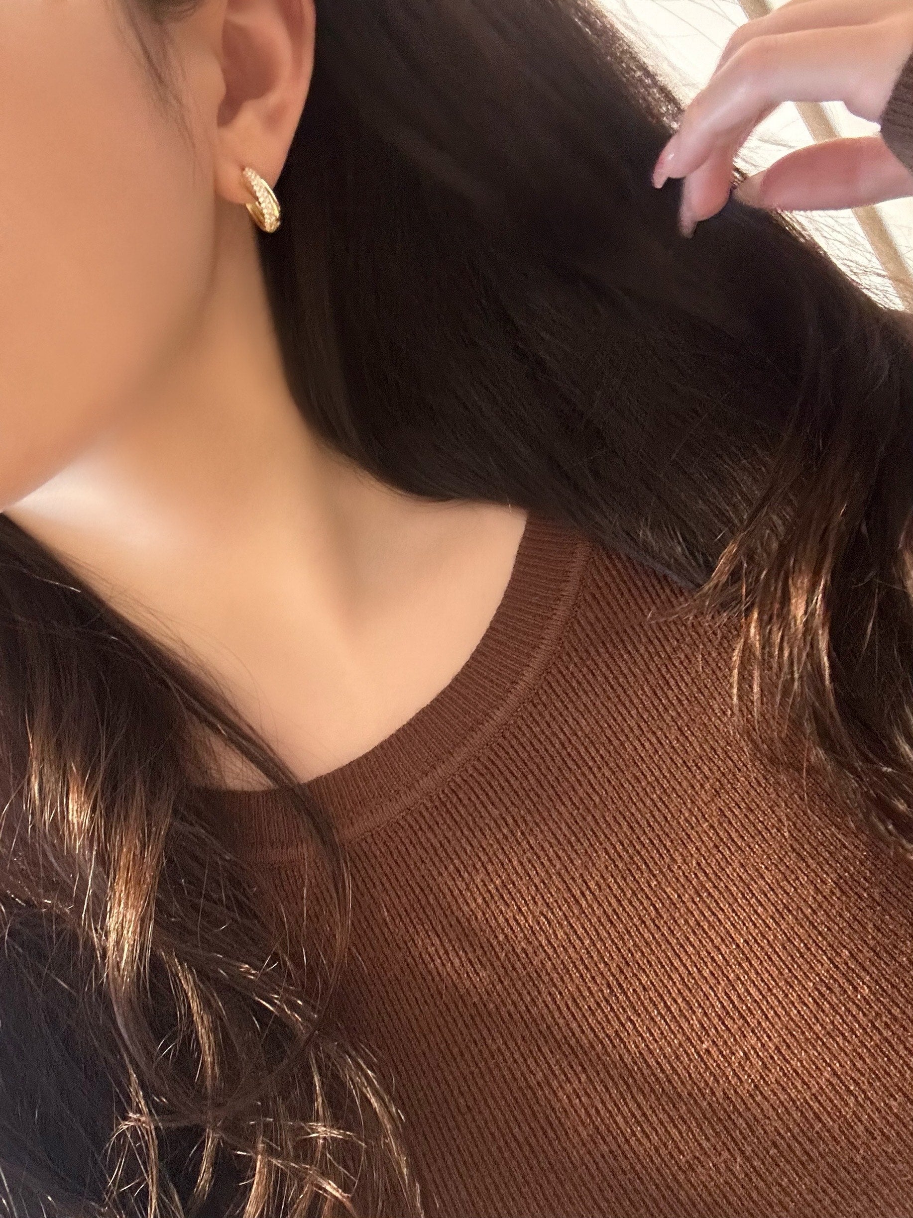 Double Tie Earrings