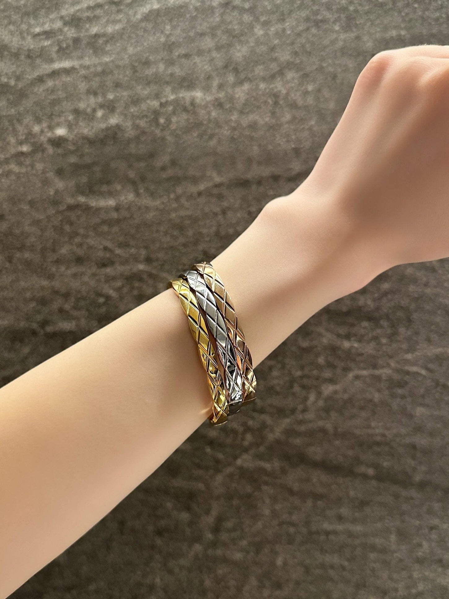 X Cut Bracelet