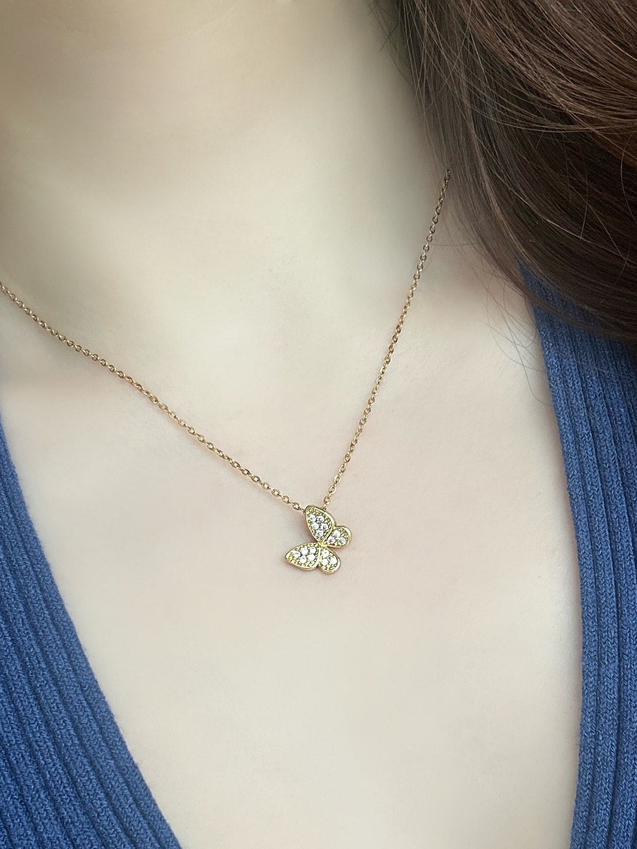 Butterfly Charm Necklace