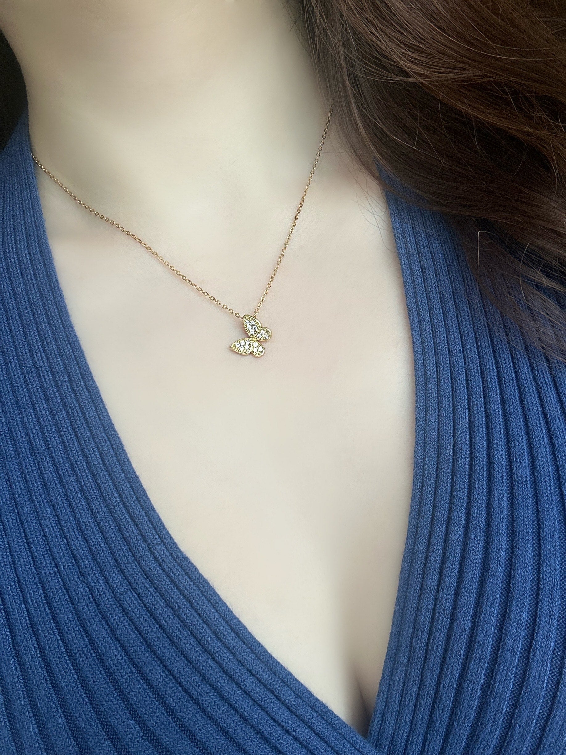 Butterfly Charm Necklace