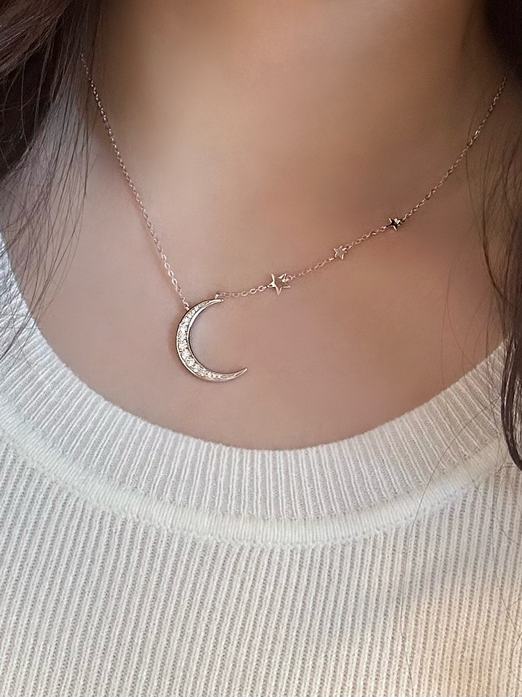 Starry Moon Necklace