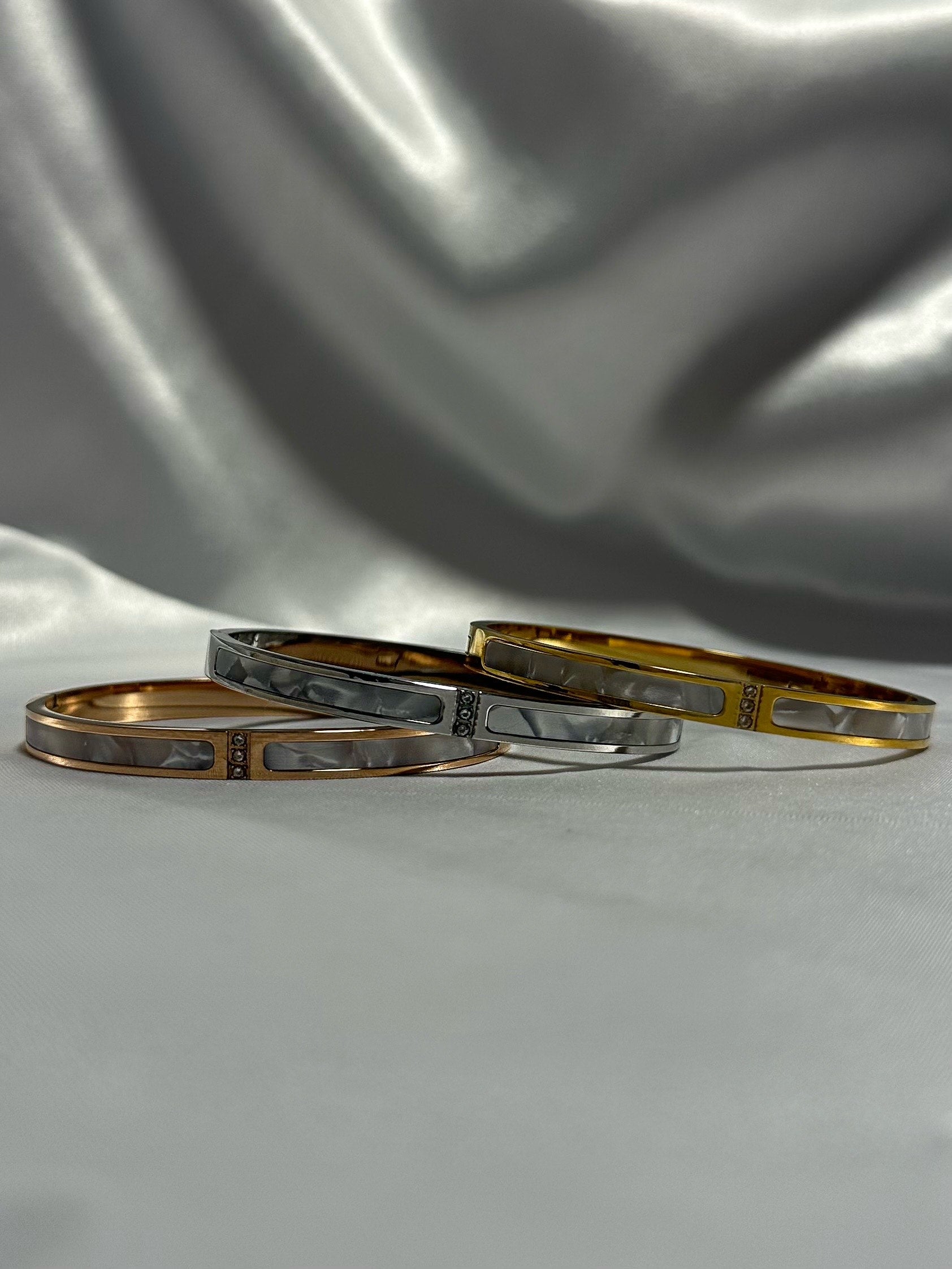 Marble Bangle Bracelet