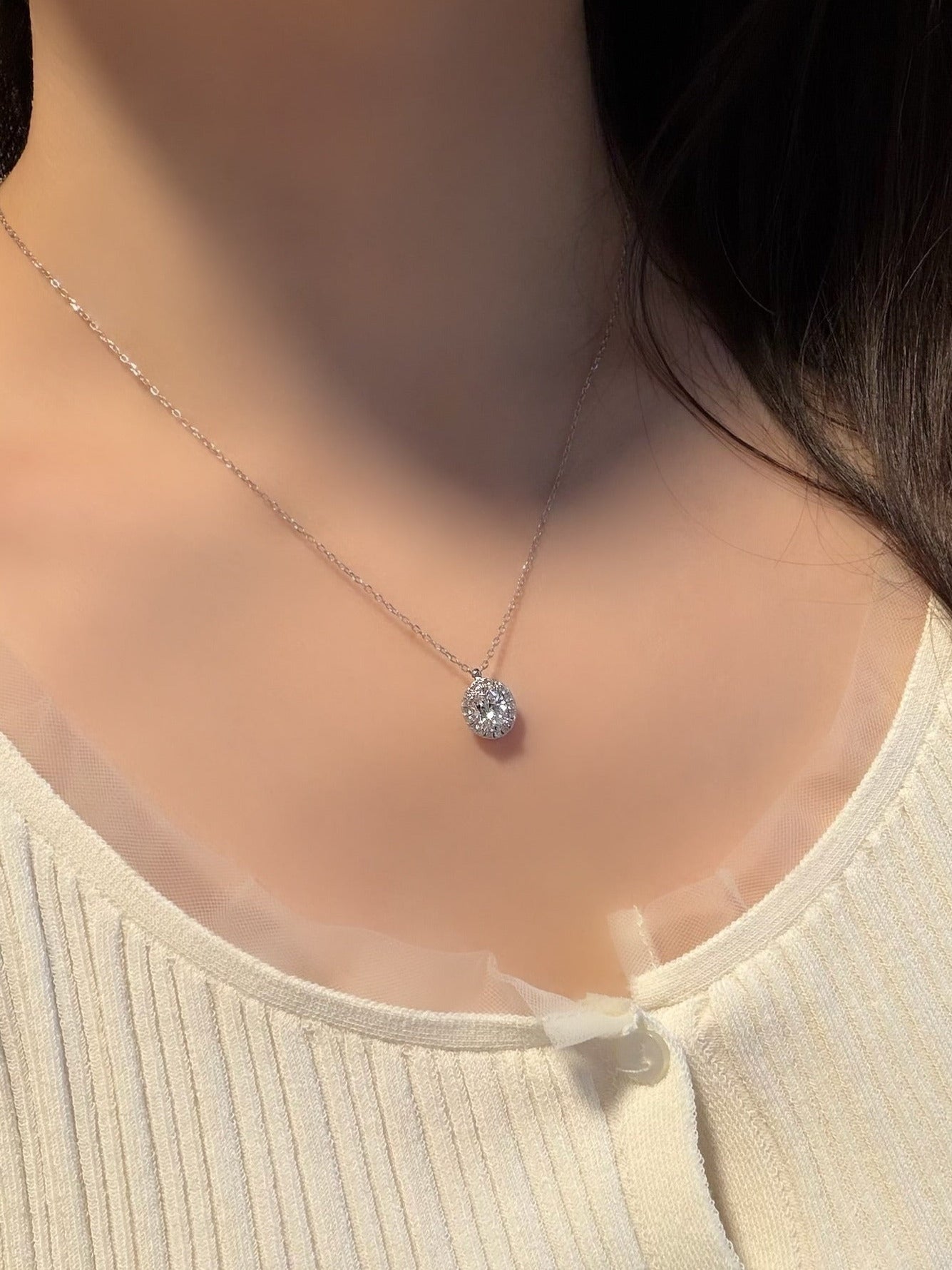Classy Oval Necklace