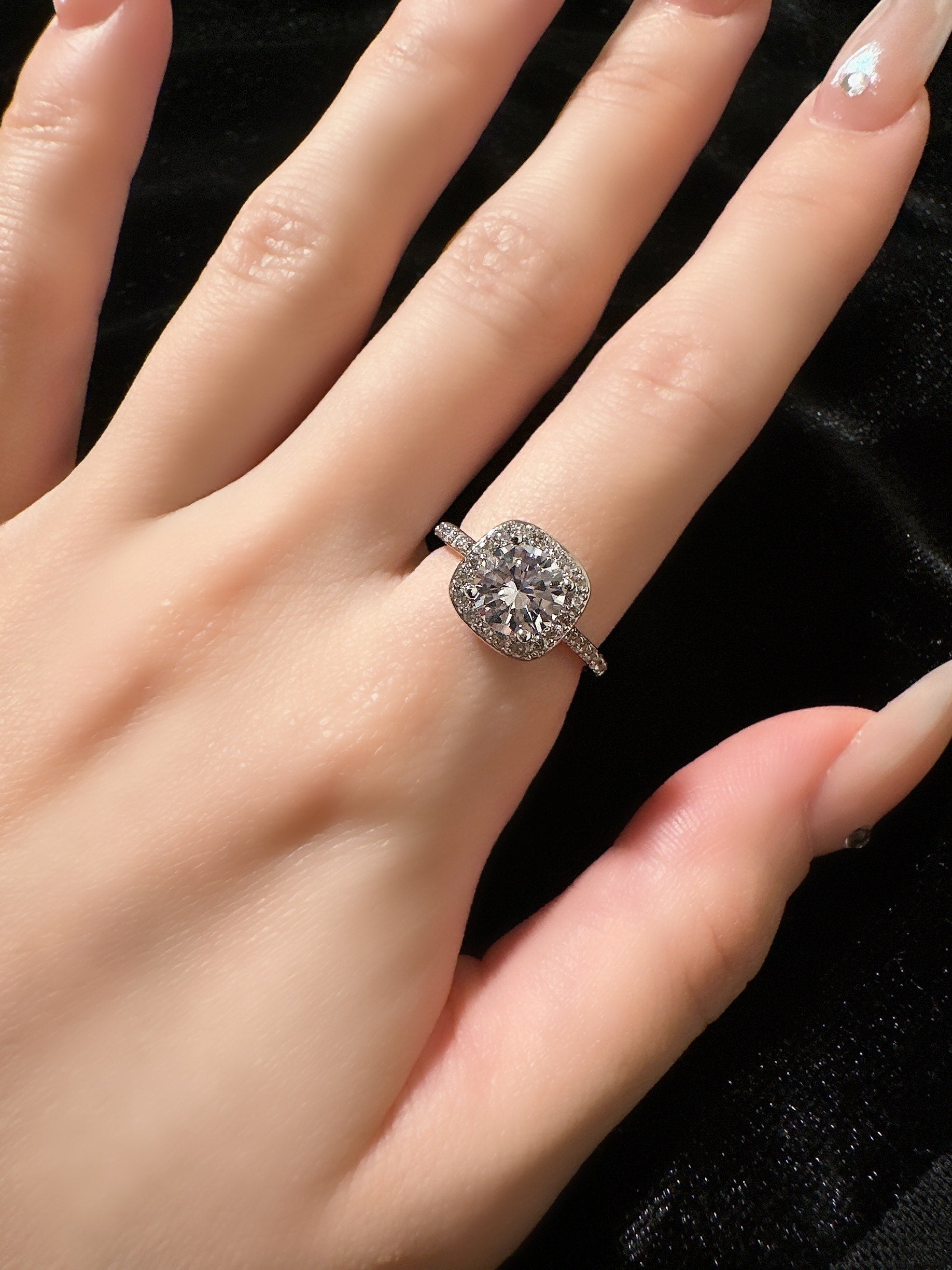 Cushion Cut Ring