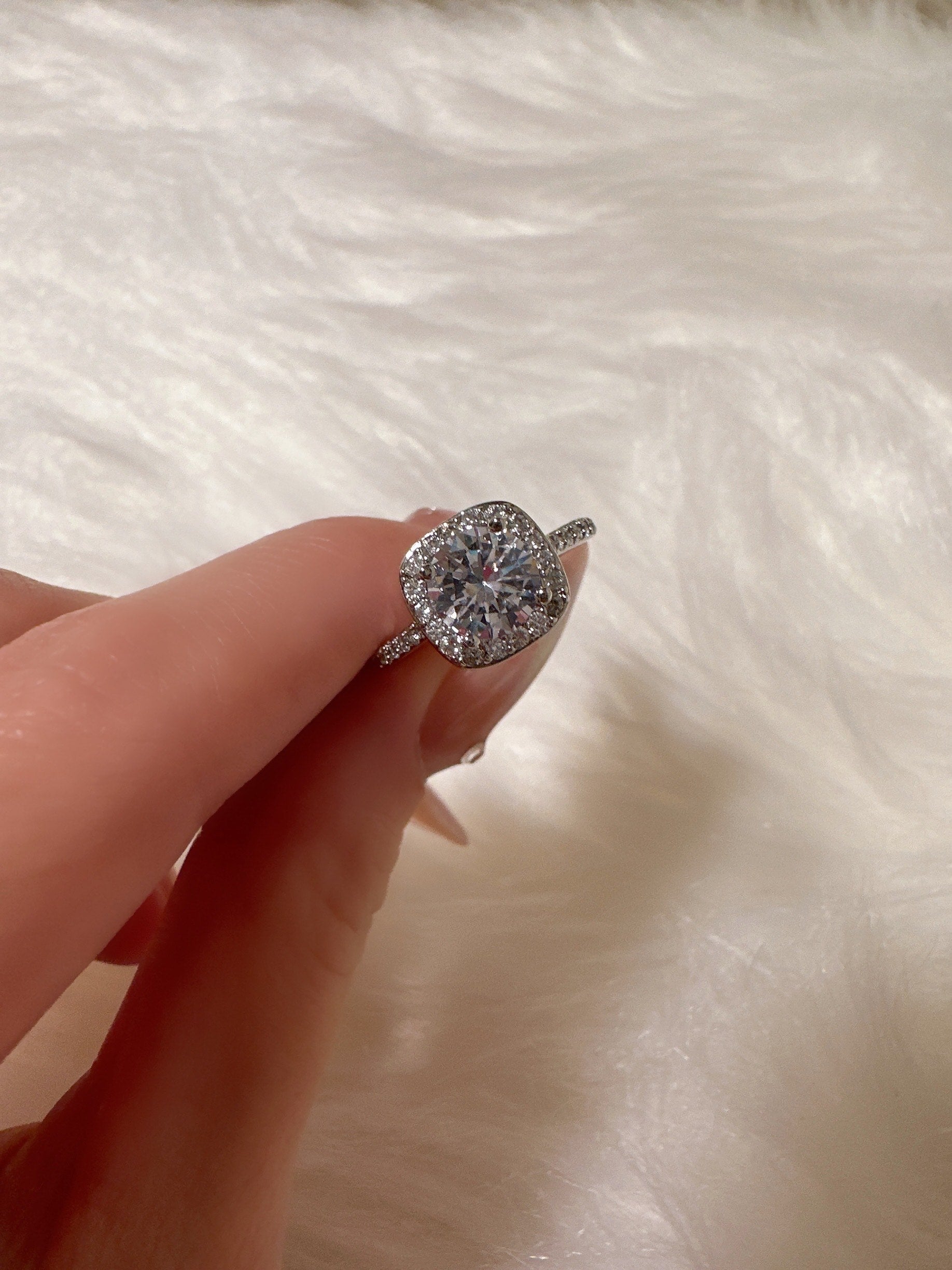 Cushion Cut Ring