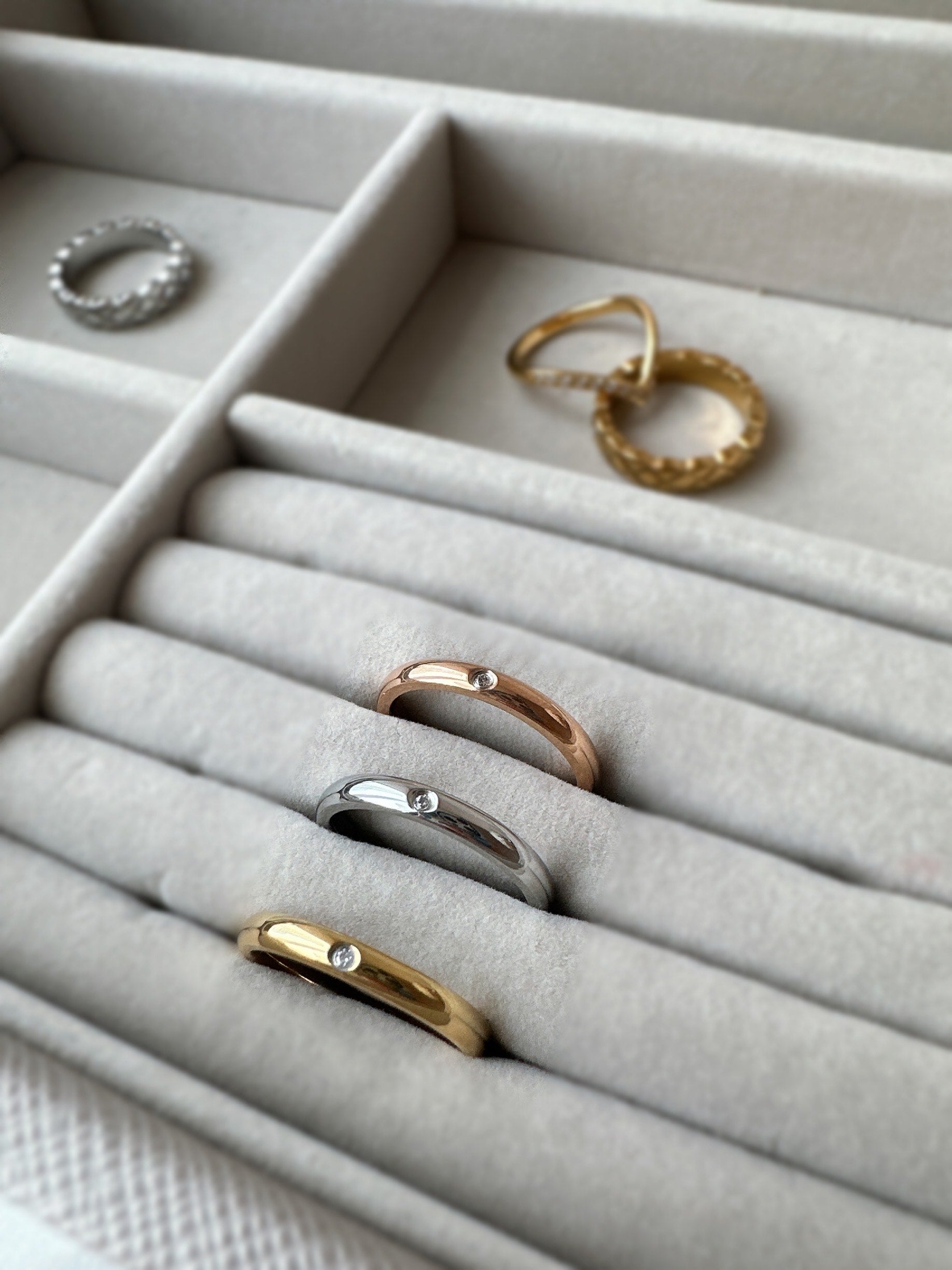Simple One Stone Ring