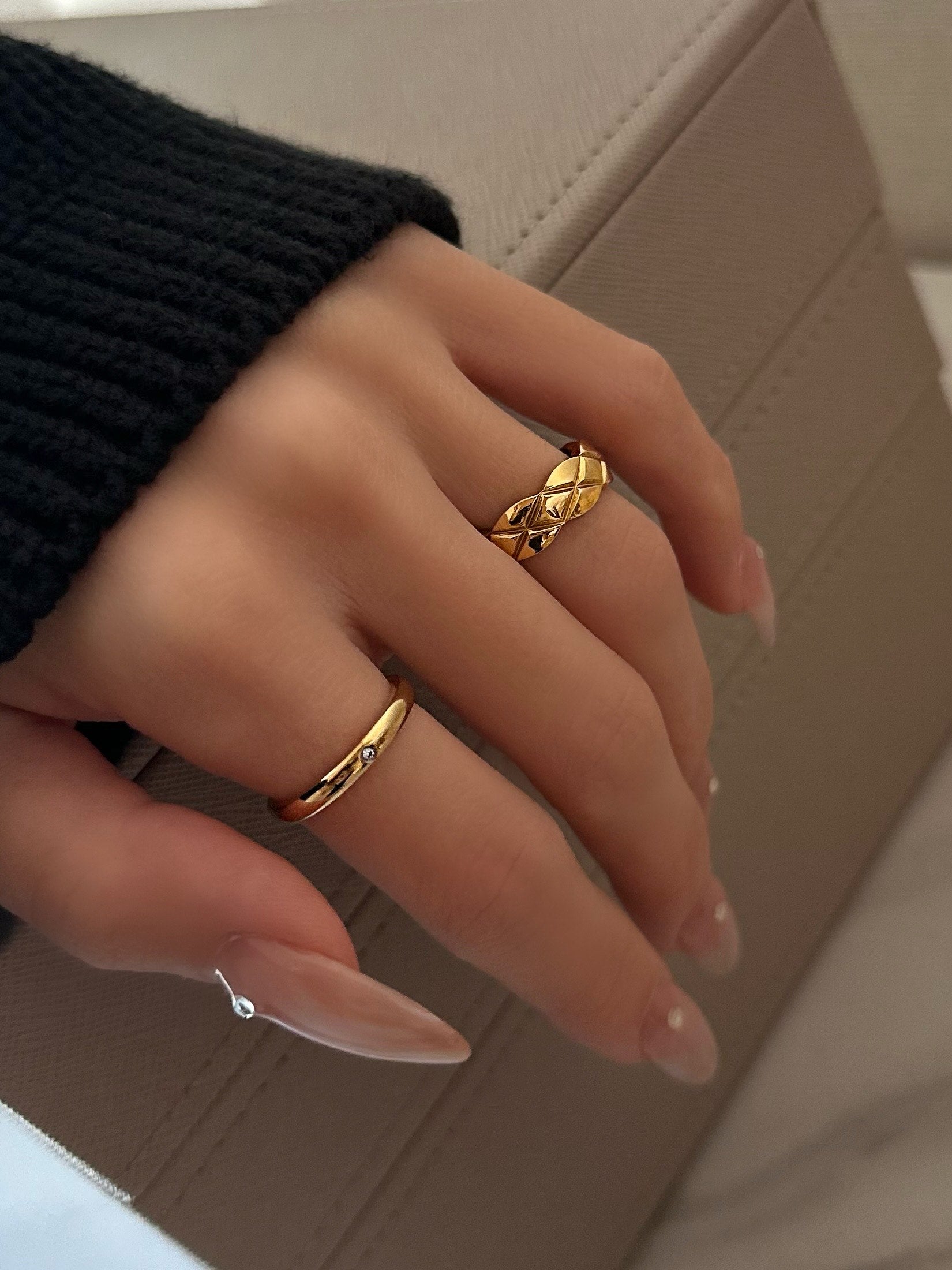 Simple One Stone Ring