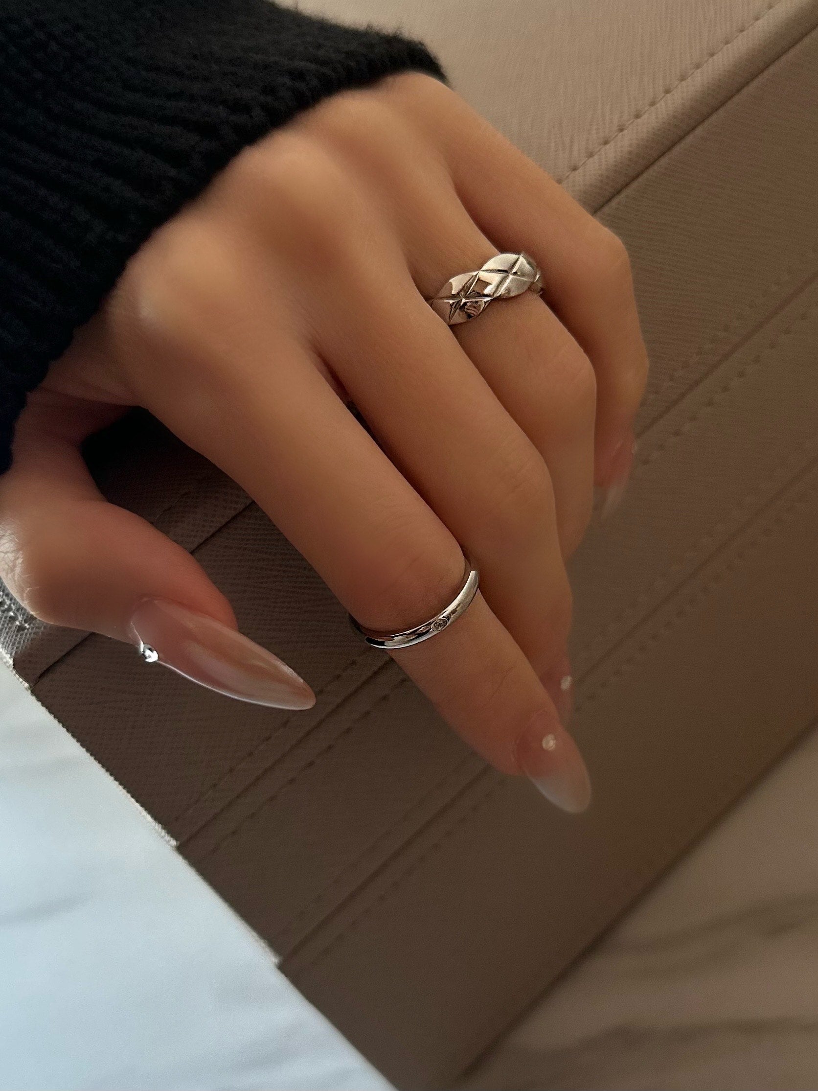 Simple One Stone Ring
