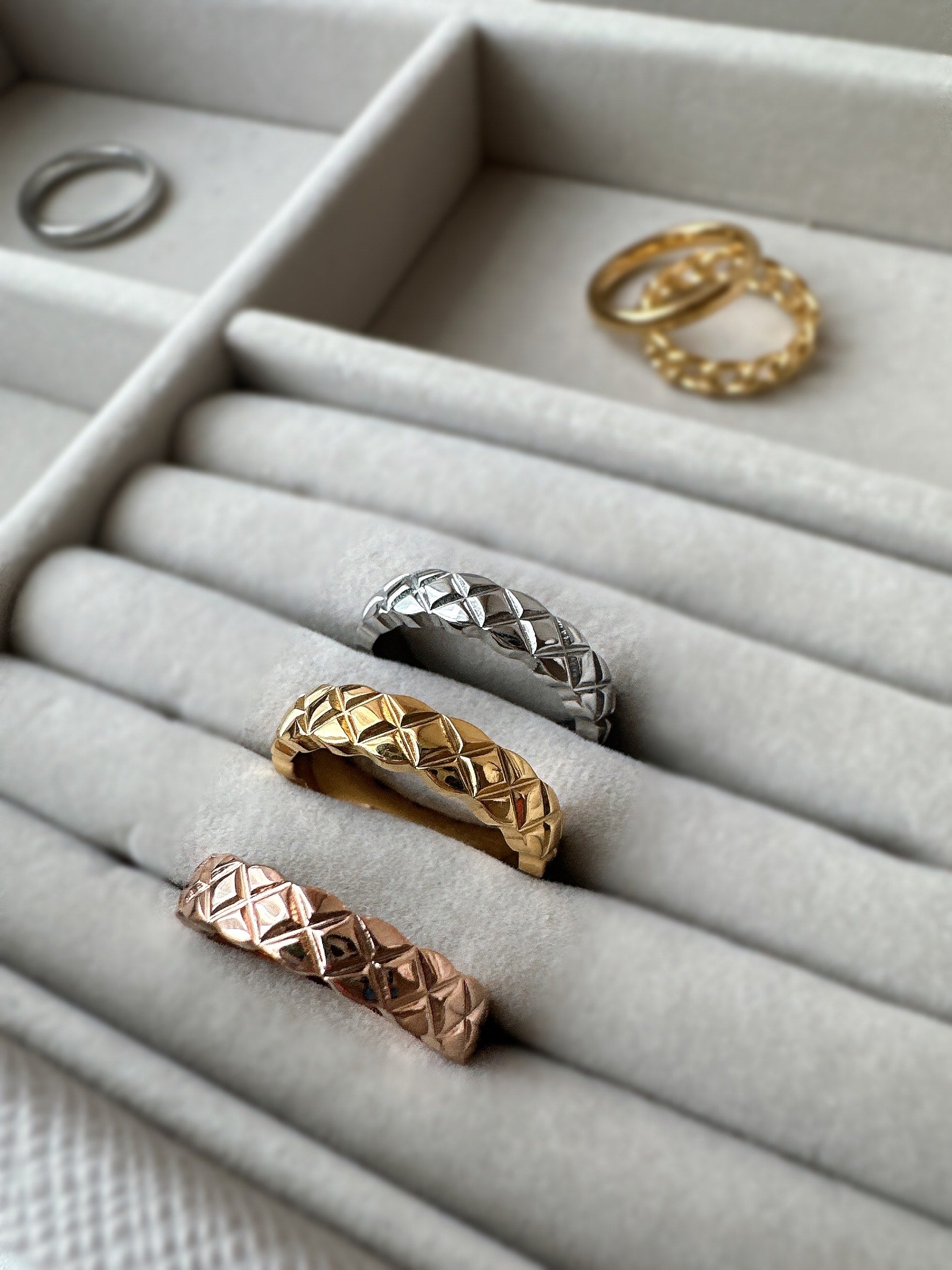 X Half Cut Ring
