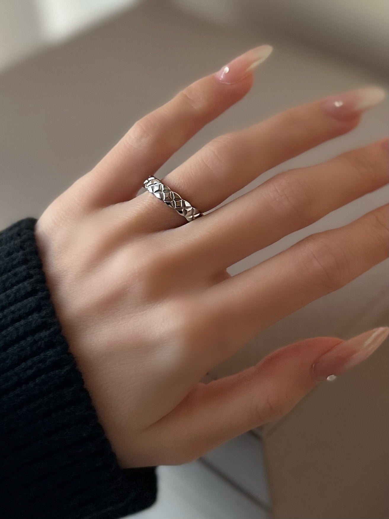 X Half Cut Ring