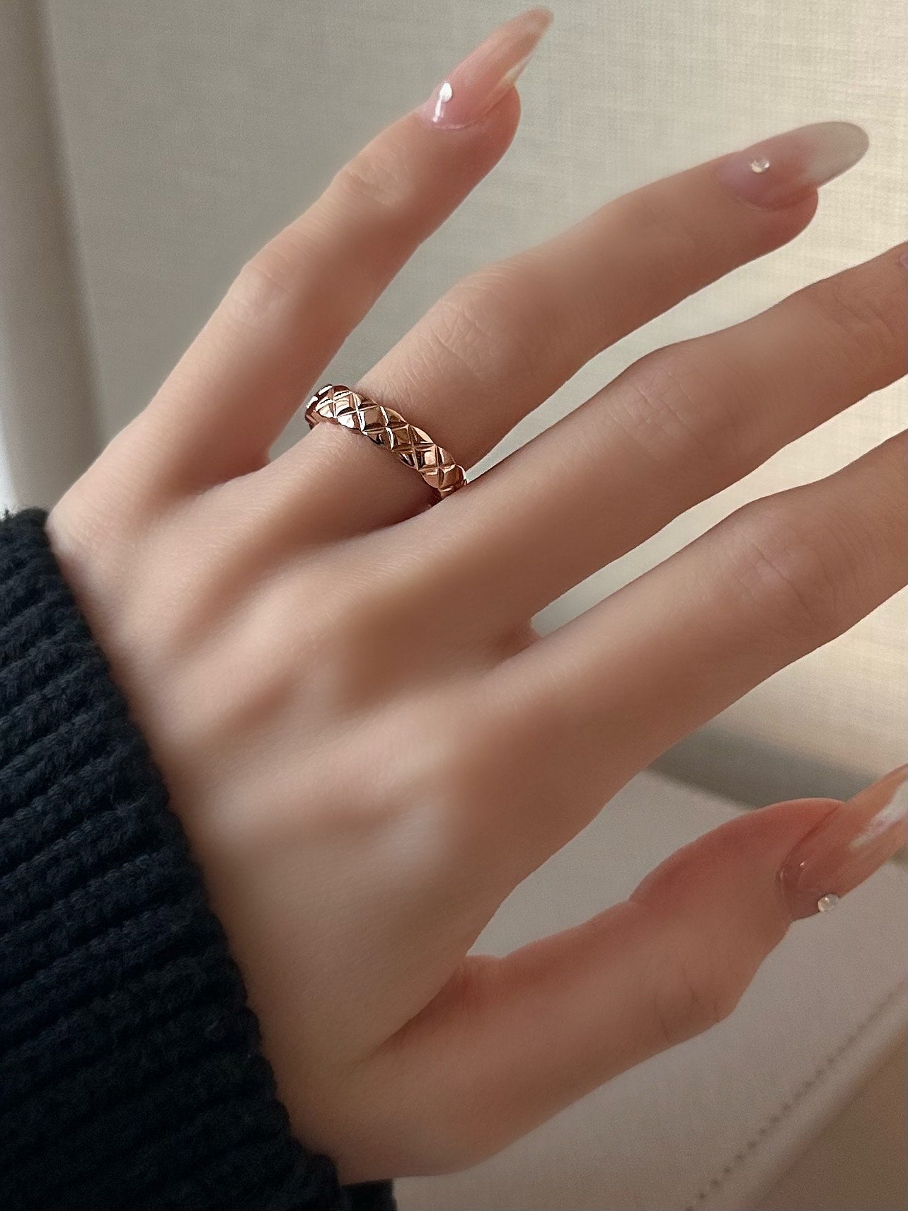X Half Cut Ring