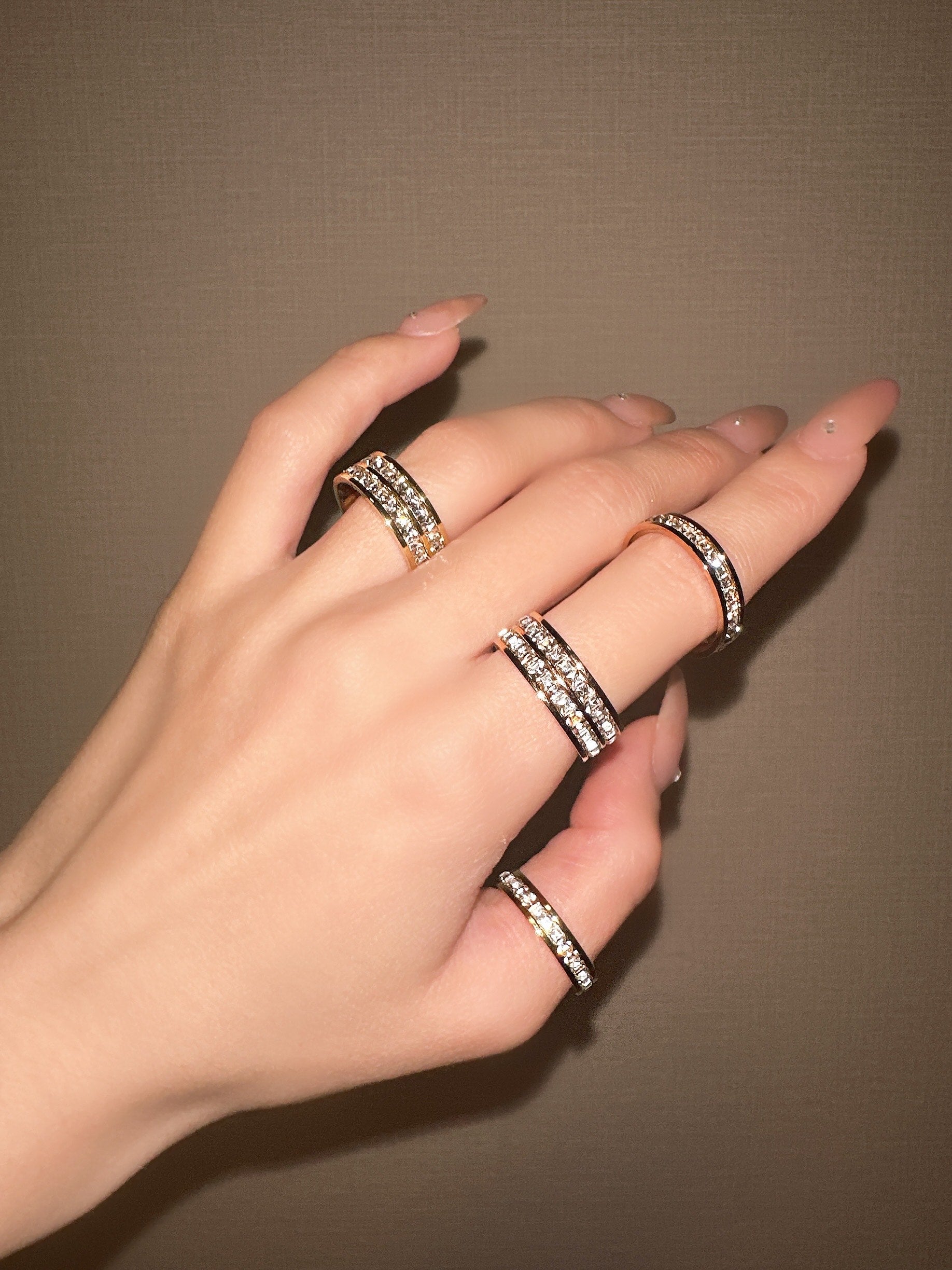 Double Layer Major Kira Kira Ring