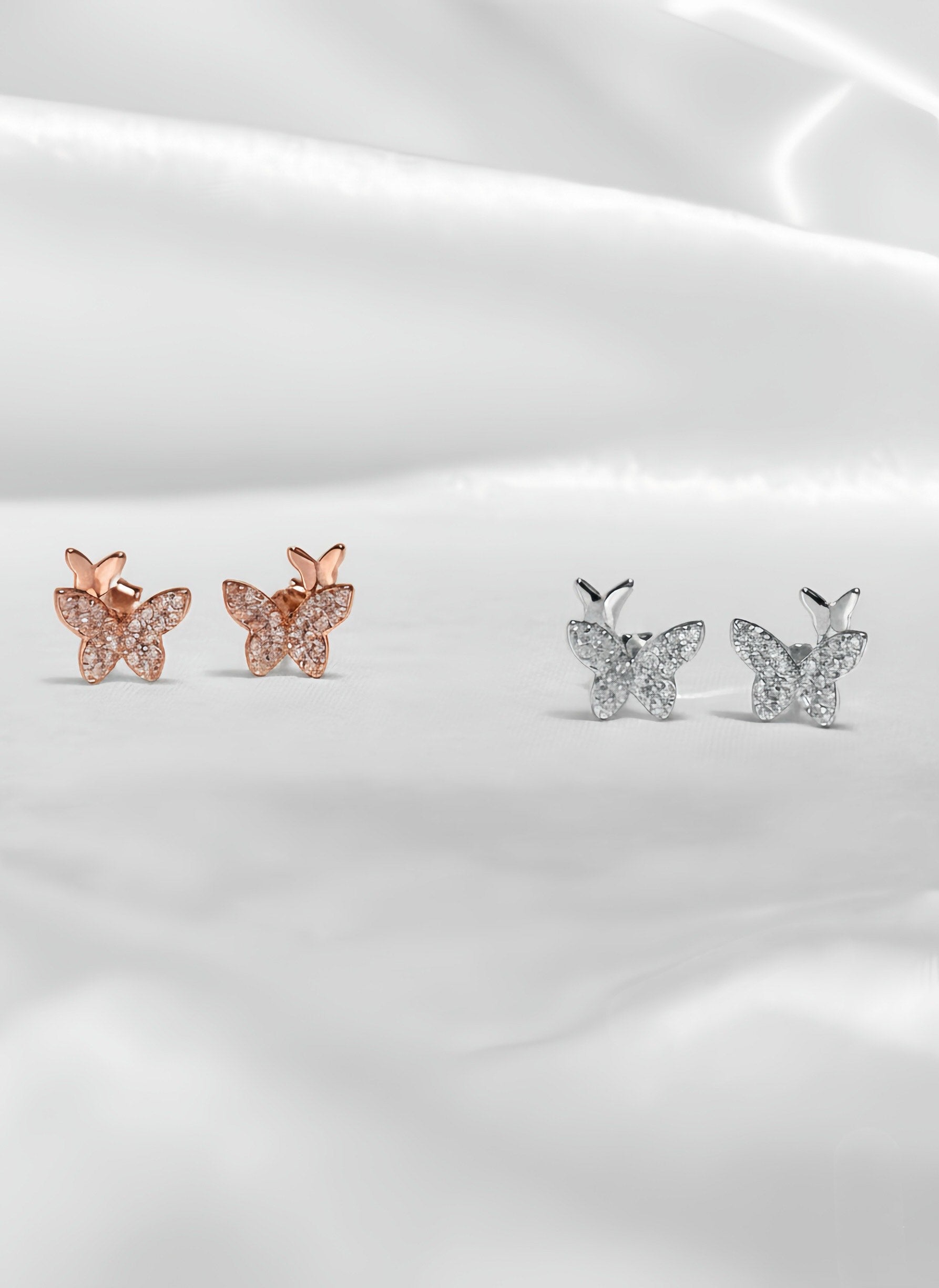 Double Butterfly Earrings