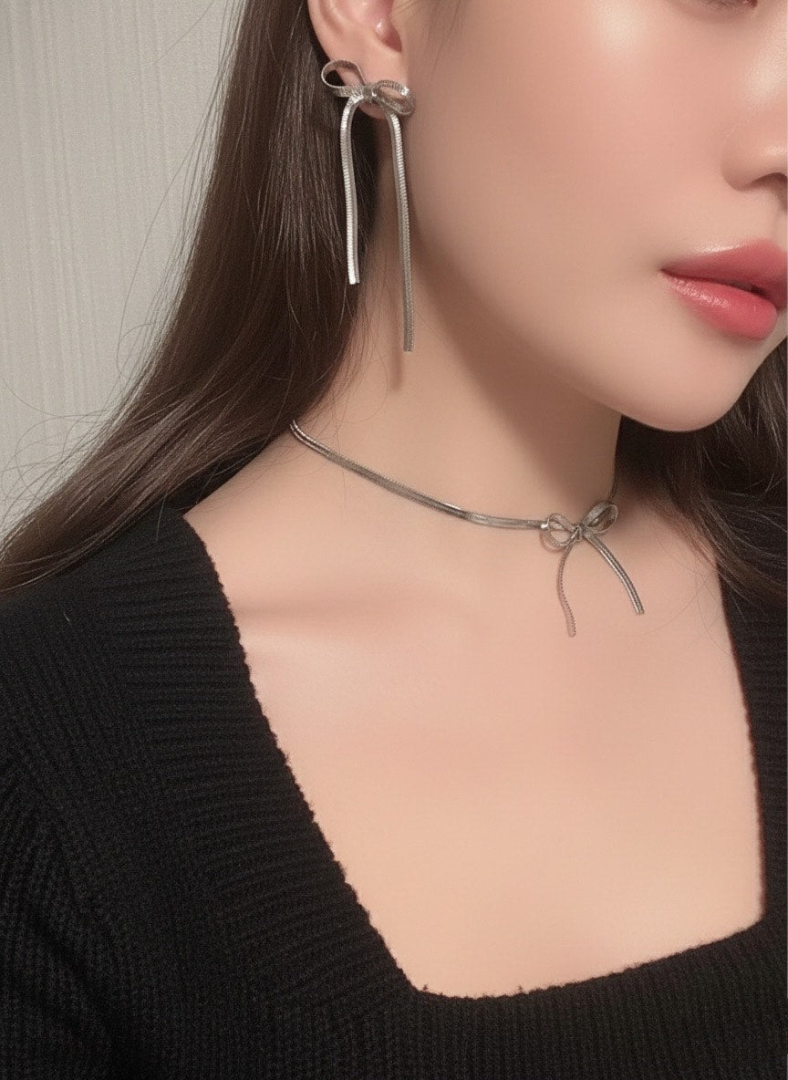 Ribbon Cutesy Earrings